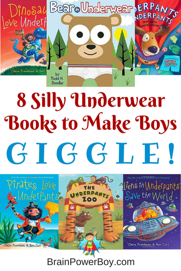 Best Books for Boys Silly Underwear Books