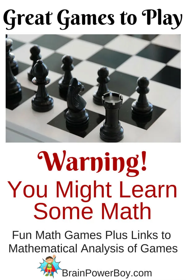 Have a lot of fun playing games while learning basic math at the same time. Includes mathematical analysis of games.