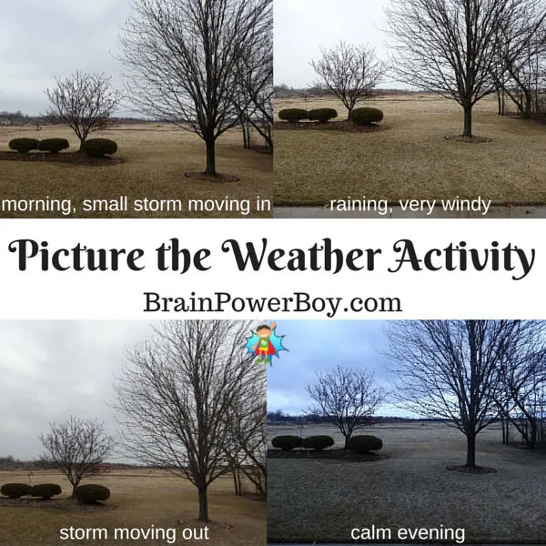 Quick and easy weather activity to do. Includes free printable weather chart and weather book list.