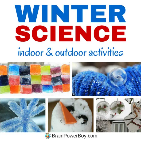 Are you looking for fun and exciting winter science ideas to do with your kids? Try these indoor and outdoor science activities and they will be thrilled.