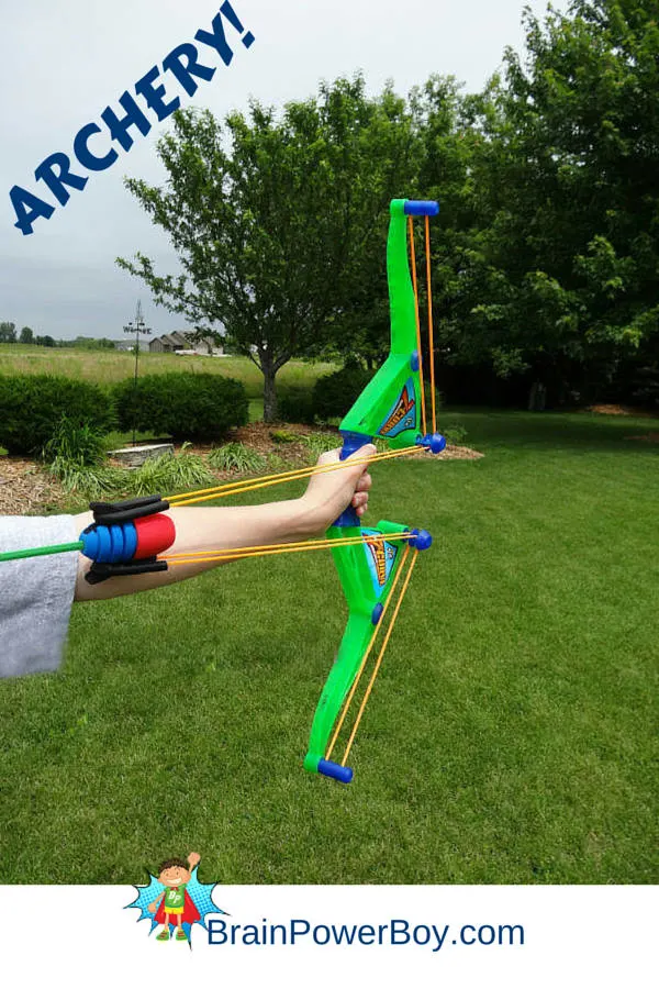 Practicing archery with the Zing Air Z-Curve Bow