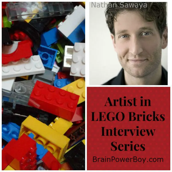 Artist in LEGO Bricks Interview Series Nathan Sawaya. See what Nathan has to say about LEGO and learning. | BrainPowerBoy.com