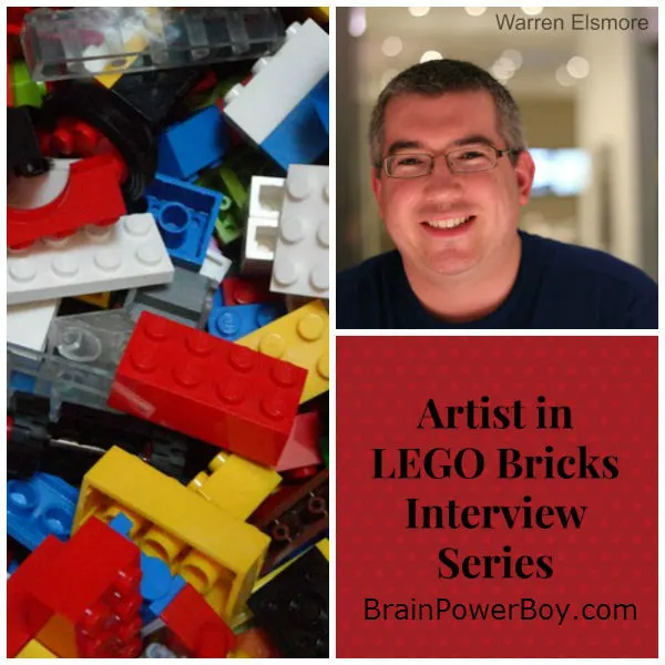 Artist in LEGO Bricks Interview Series: Warren Elsmore. See Warren's work (Brick City!) and his interview on LEGO and Learning | BrainPowerBoy