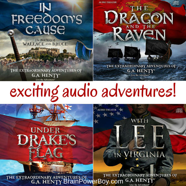 You do not want to miss these wonderful adventure packed Audio Adventures that bring history to life. Click to learn more.