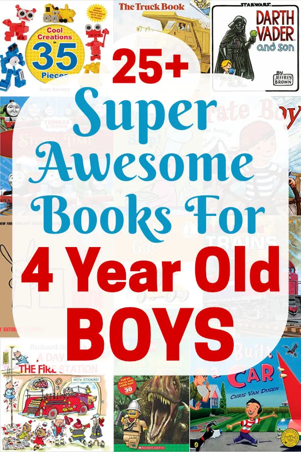 Do you have a 4 year old boy? If you, check out this list of super awesome books. It covers the very best fiction and non-fiction books for boys age 4. Tap or click to see them now.