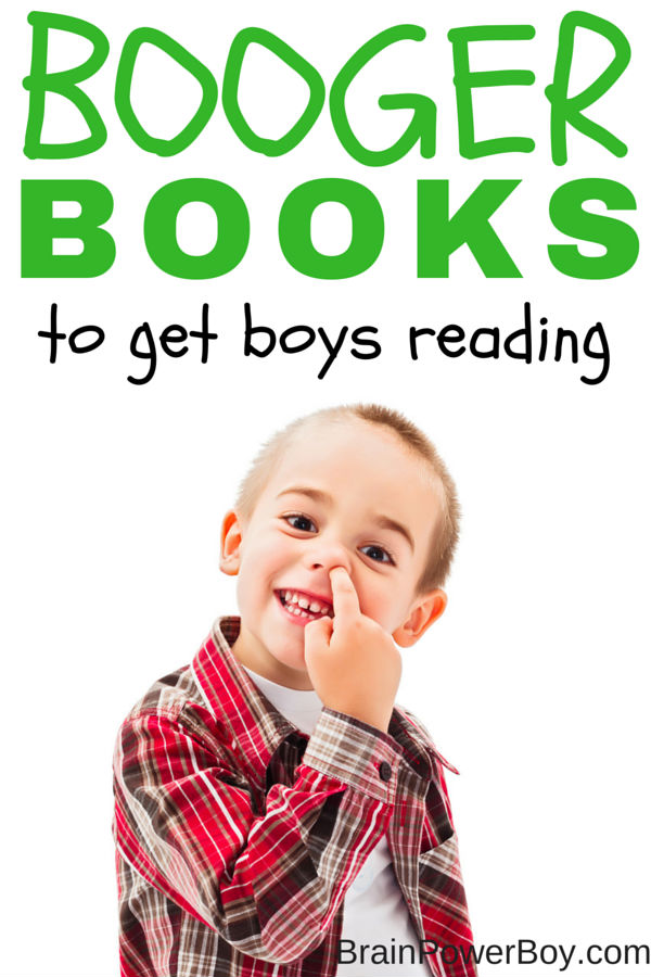 Our "picks" for the very best booger books. Are they gross? You bet! But grab a few of these booger books for your boys and they are sure to read them. Click to see the list.
