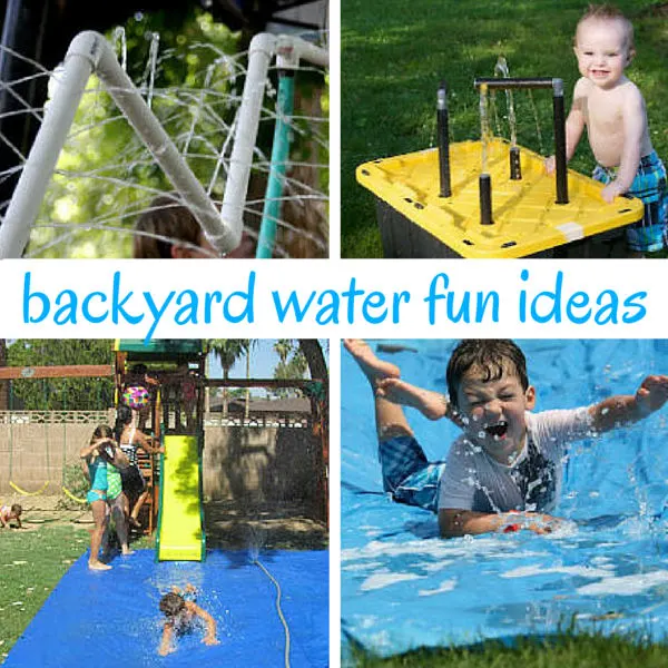 We are keeping cool with this awesome list of backyard water play ideas. You have to see these! They are so fun. We are going to have the best backyard in the neighborhood this year!