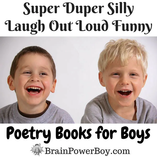 Get them laughing while they are learning with 11 awesome (and funny!) Poetry Books boys will go for.