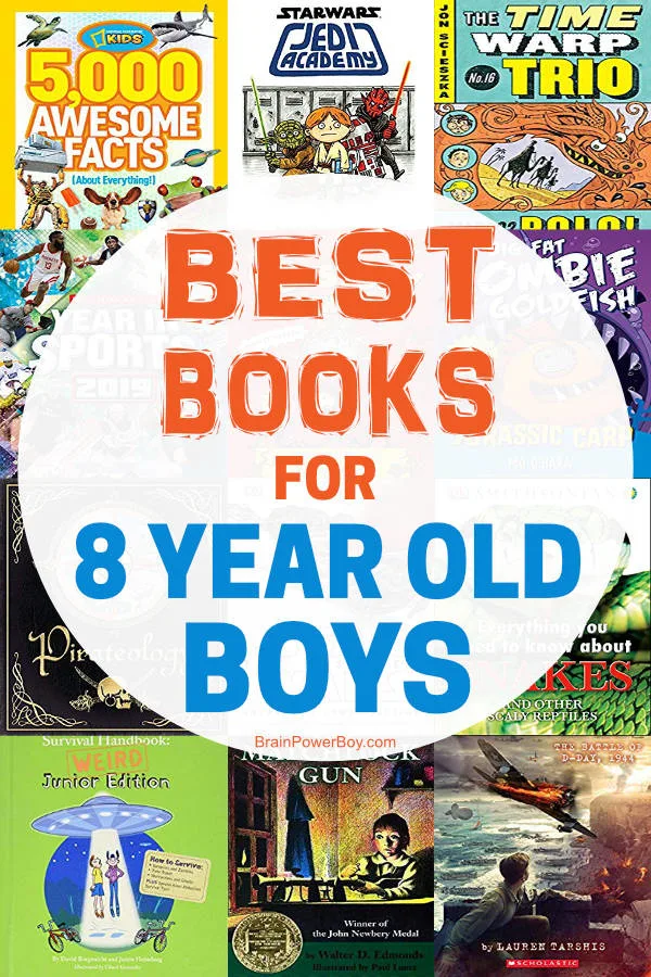 We found the very best books for 8 year old boys! They are going to really WANT to read these - they are that good!