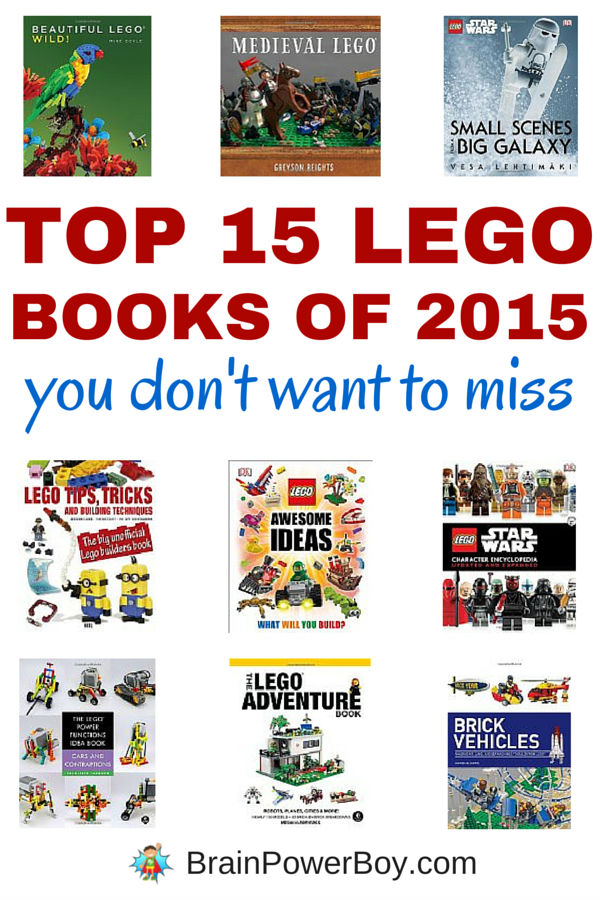 Wondering which of the 2015 LEGO book releases you should snap up? We picked the top 15 LEGO books of 2015. Click the picture to see the whole list. These books make great gifts for your LEGO fans.