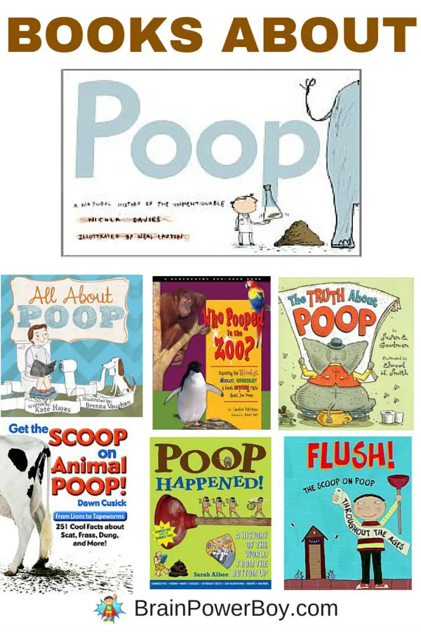Who knew there were so many good books about poop?! We found eleven books that are great for learning about all things poop - and they don't stink either. Click to see the list.