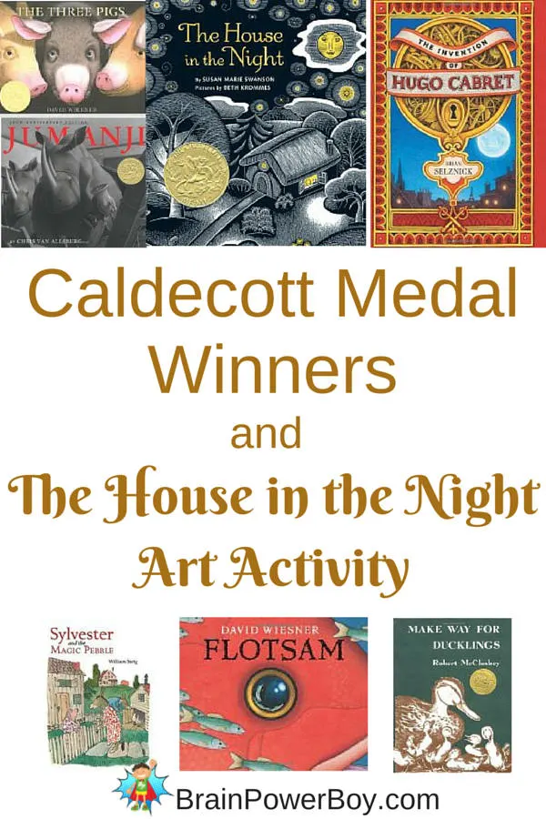 Caldecott Medal books that made our best books for boys list. Includes art activity.