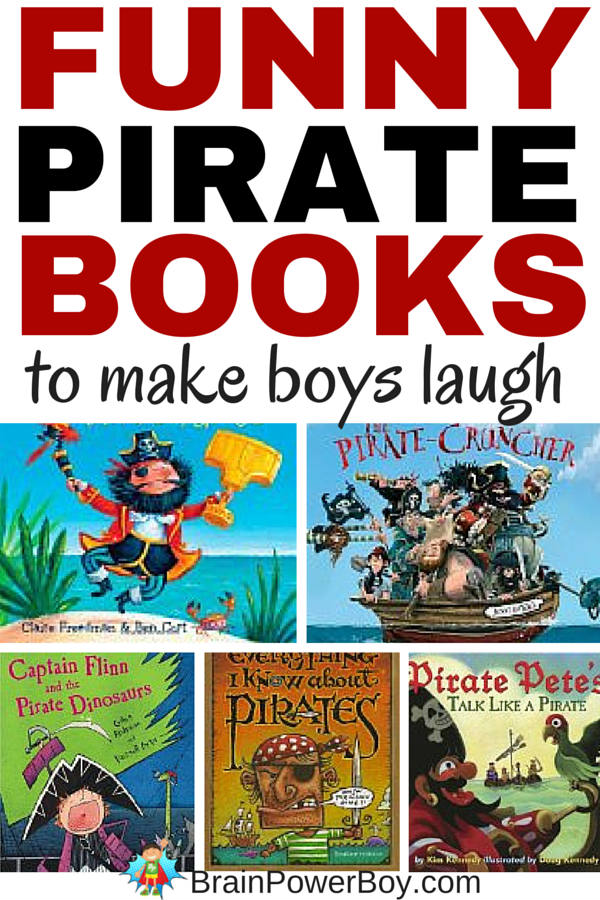 Super funny pirate books! 9 titles that your boys are guaranteed to make them laugh out loud.