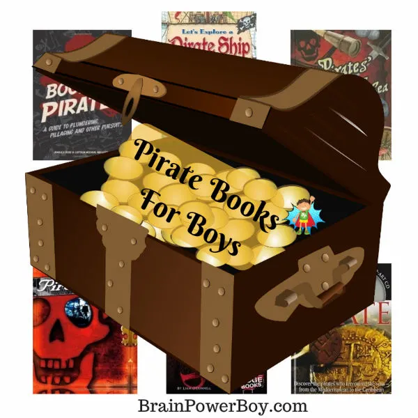 Awesome Pirate Books for Boys that will catch your boys' interest.