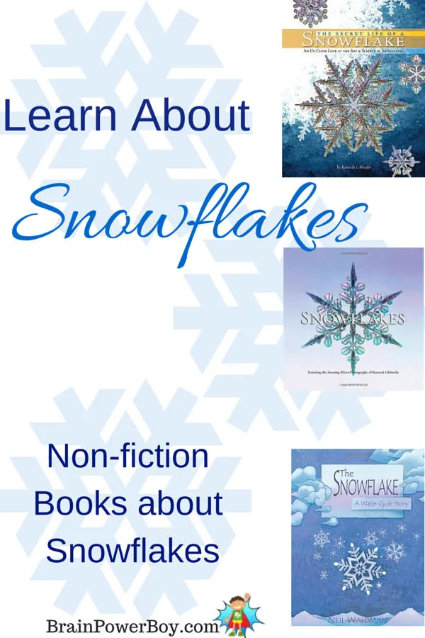 Learn all about snowflakes with this annotated list of non-fiction books. Amazing & Beautiful Topic.
