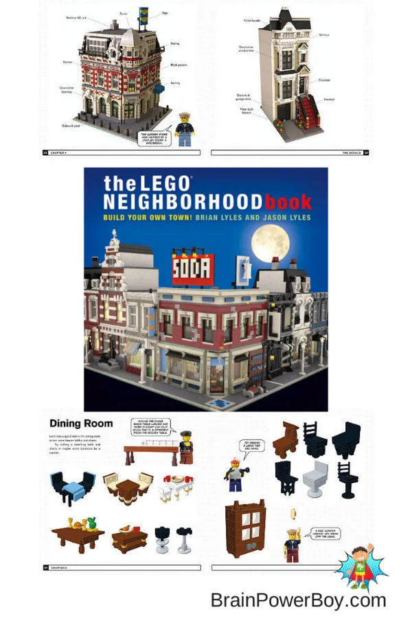 Check out The LEGO Neighborhood Book. Lots of great ideas for buildings and accessories. What will your kids build?