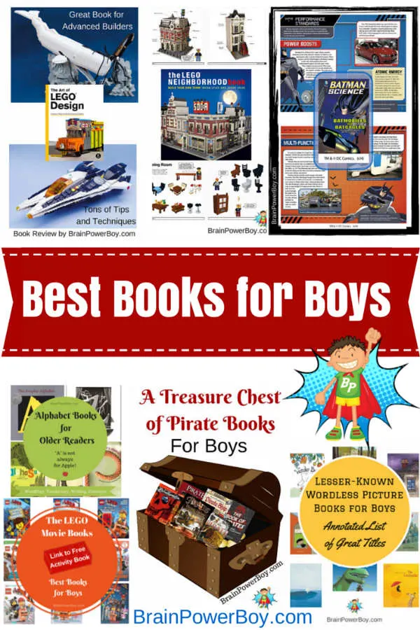 Growing list of The Best Books for Boys. Get boys reading with engaging and high quality books.