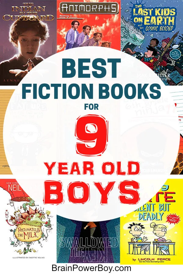 Want to get, and keep, your 9 year old boy reading? These are the best fiction books for nine year old boys. I'm sure you will find some books he will totally enjoy!