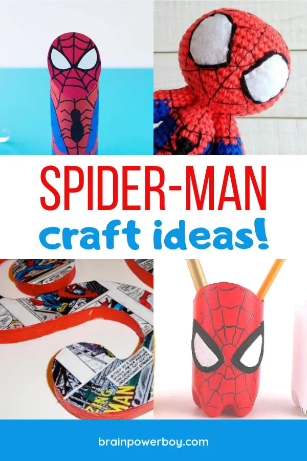 Super Spider-Man Craft Ideas! Crochet, comic letters, mask, pillow case and much more!