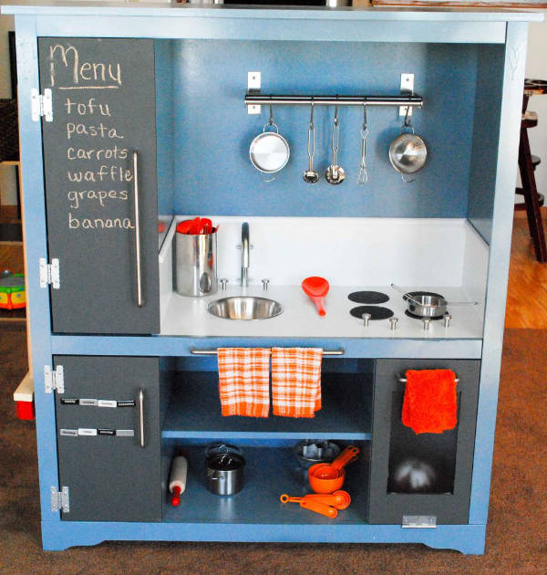 Blue Play Kitchen
