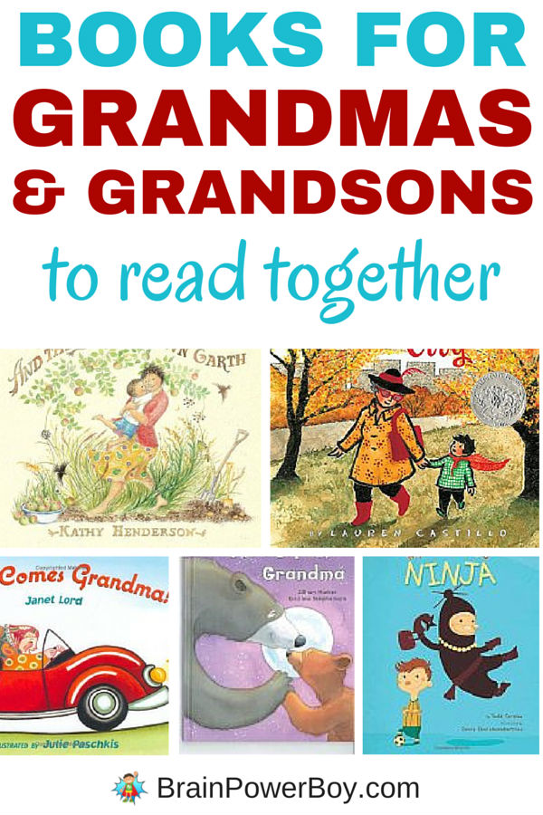 8 great books for Grandmas and their Grandsons to read together. Funny books that boys will like, as well as super sweet books that are guaranteed to get them cuddling up with Grandma, this is the best selection of books for Grandmothers and their Grandsons. These titles make a nice gift for grandma or a young boy. Click image to see all eight books.