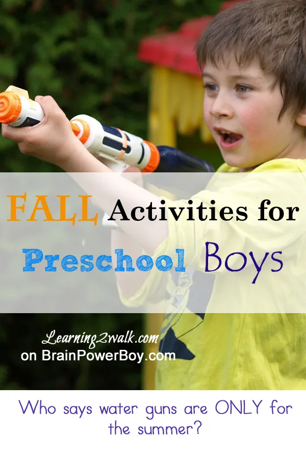 Boy Fall Activities For Preschoolers