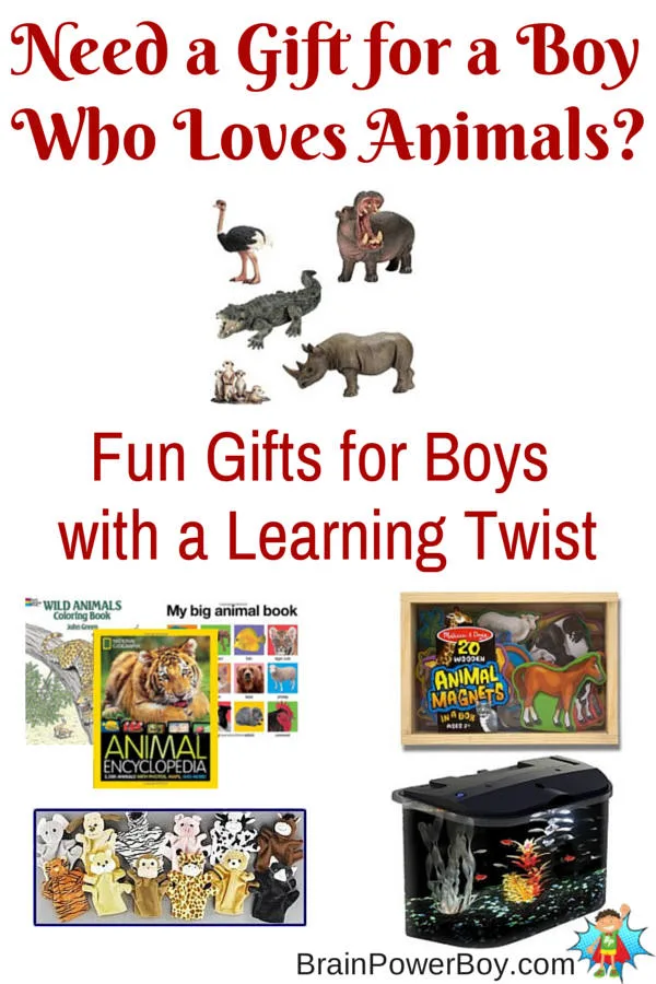 Experiences Plus Animals Gift Guide for Boys