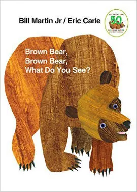 Brown Bear, Brown Bear What do You See is a wonderful book to help boys read by introducting pattern.