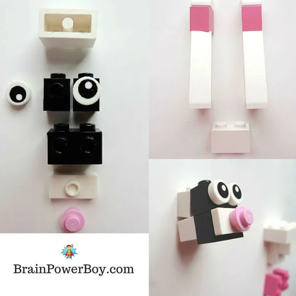 LEGO designs for a LEGO Easter Rabbit. Building instructions and video included.