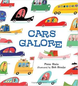 Cars Galore is filled with wonderful vibrant color illustrations
