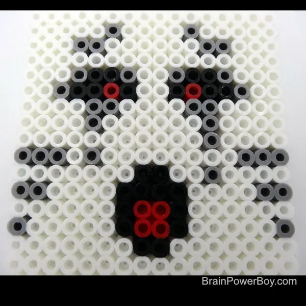 Minecraft Perler Bead Pattern: Ghast