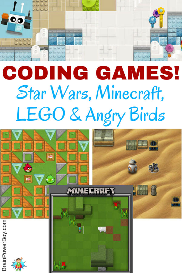 Coding Games: Star Wars, Minecraft, LEGO and Angry Birds