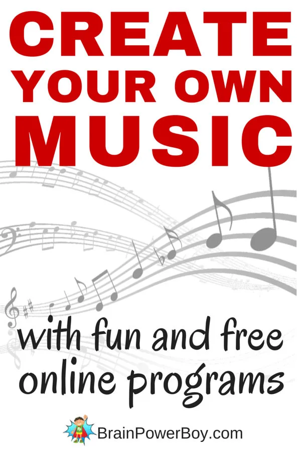 Get creative with music. Make your own music compositions for free with online resources. BONUS: List of musical stories to share with kids.