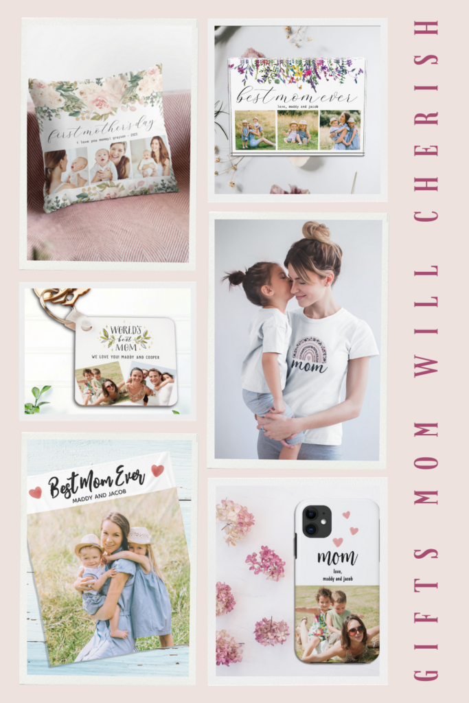 image showing customized gifts moms will cherish
