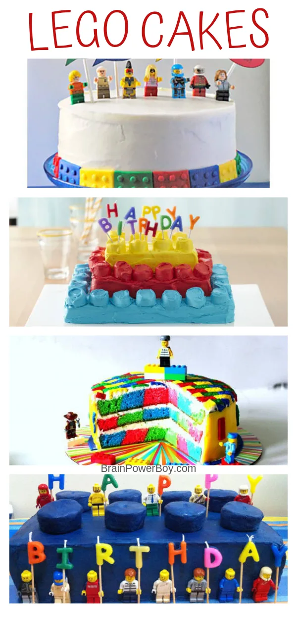 Amazing DIY LEGO Cakes you can actually make yourself (with a little help from the recipes and instructions which are included!) You are going to love the selection! Click or tap to see them all.