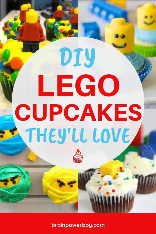 You can make these DIY LEGO Cupcakes yourself! See the tutorials and make your LEGO party a hit!