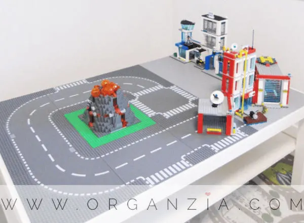 DIY LEGO Table with Road