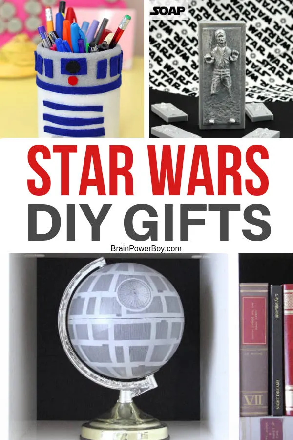 Do not miss these DIY Star Wars gift ideas. They are great to make for your favorite Star Wars fan!