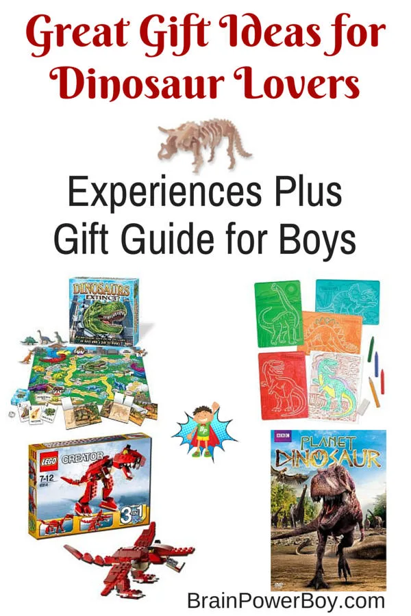 Experiences Plus Dinosaurs Gift Guide for Boys