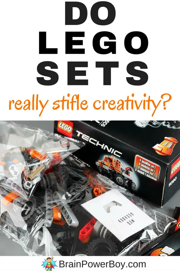 Do LEGO sets really stifle creativity? Are sets ruining your child's ability to use his imagination? Click to read.