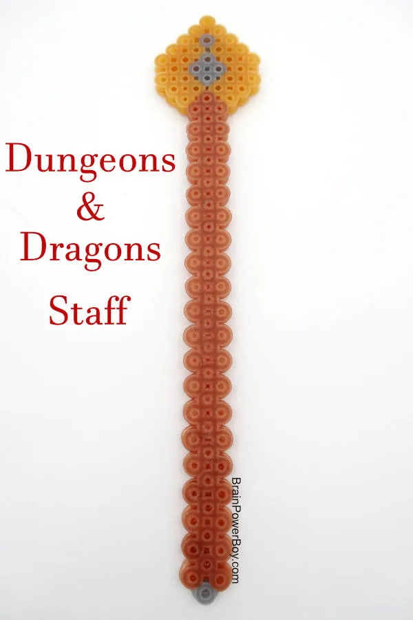 D&D Staff Perler Bead Project Idea