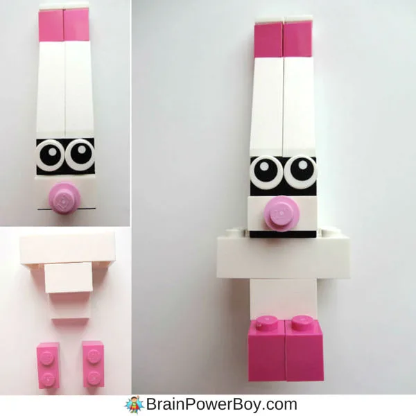 LEGO Easter Bunny building instructions includes images and detailed directions for building this LEGO Design.