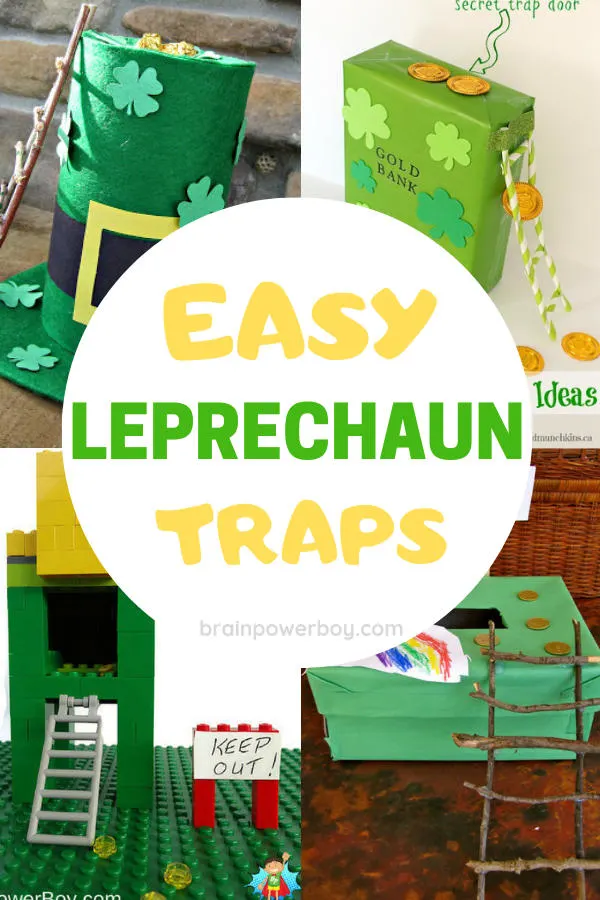 So easy! Make these leprechaun traps with your kids. Super fun activity for St. Patrick's Day. 