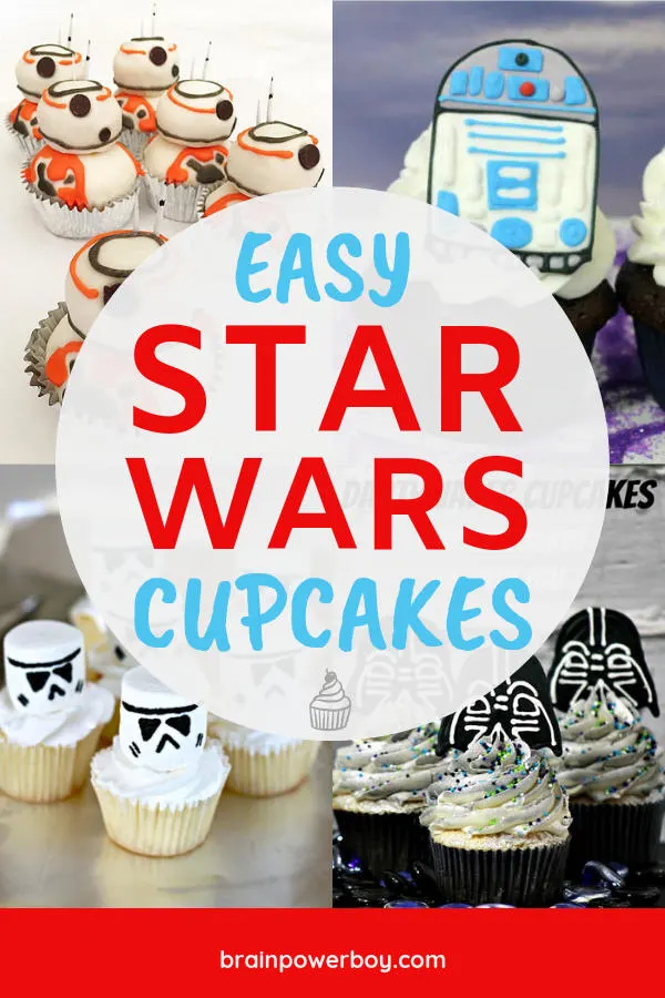 Need an easy Star Wars cupcake for an upcoming birthday party, Star Wars party or other fun event? Try these!!