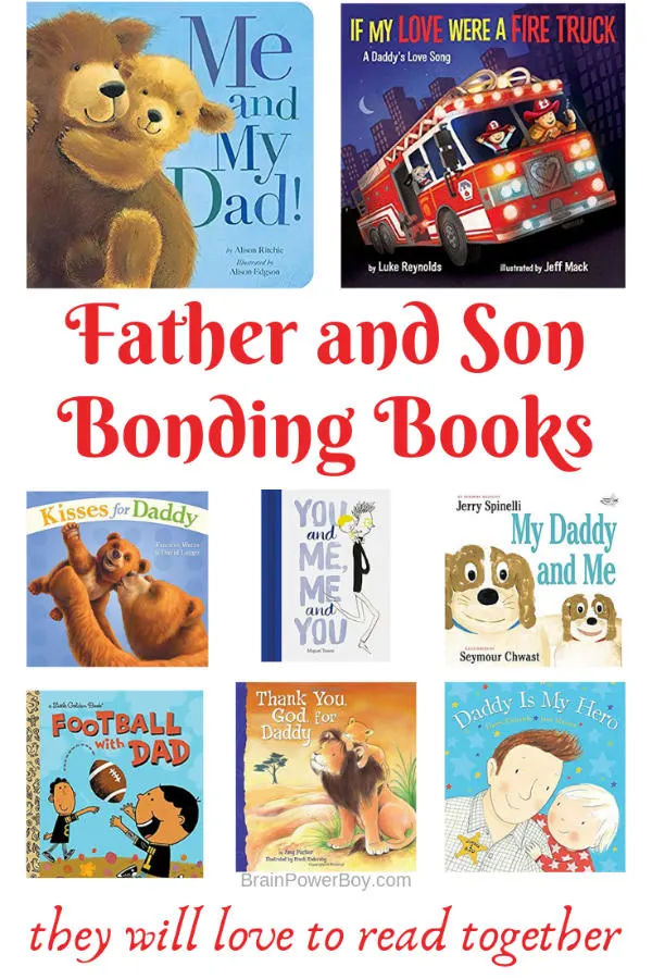 Special books for fathers and sons to help them bond.