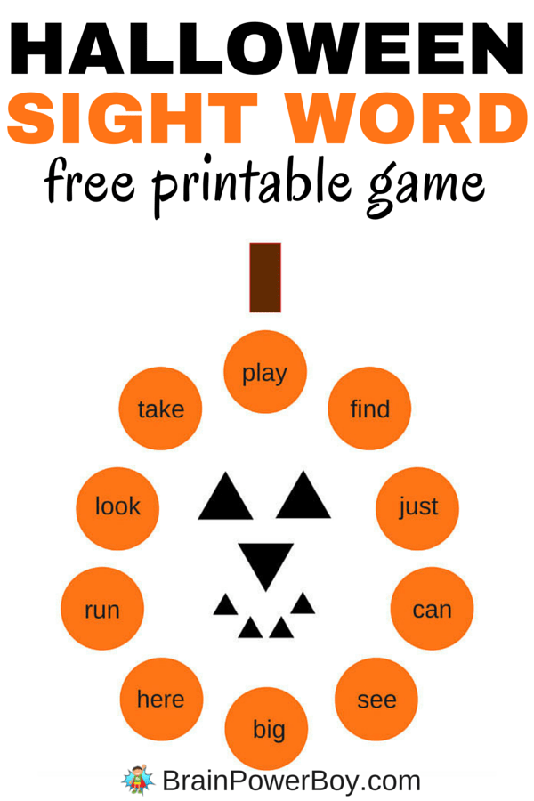 Word Game Halloween Game Printable Halloween Games for Kids 