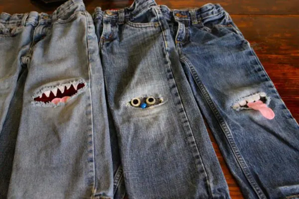 Fun Monster Knee Patches