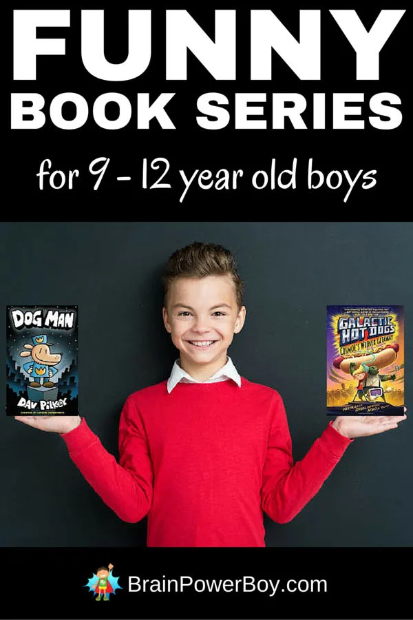 These funny book series for 9 - 12 year old boys will get your boys will get your boys laughing and hooked on reading.
