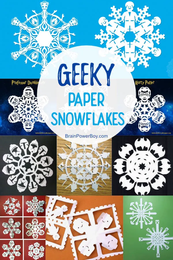 Christmas Mini Snowflake Cutouts (10/Package)