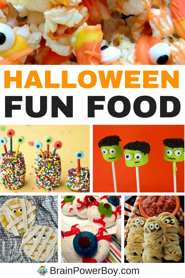 Fun and slightly creepy spooky ideas for Halloween parties, Halloween events and for Halloween snacks and/or dinner.